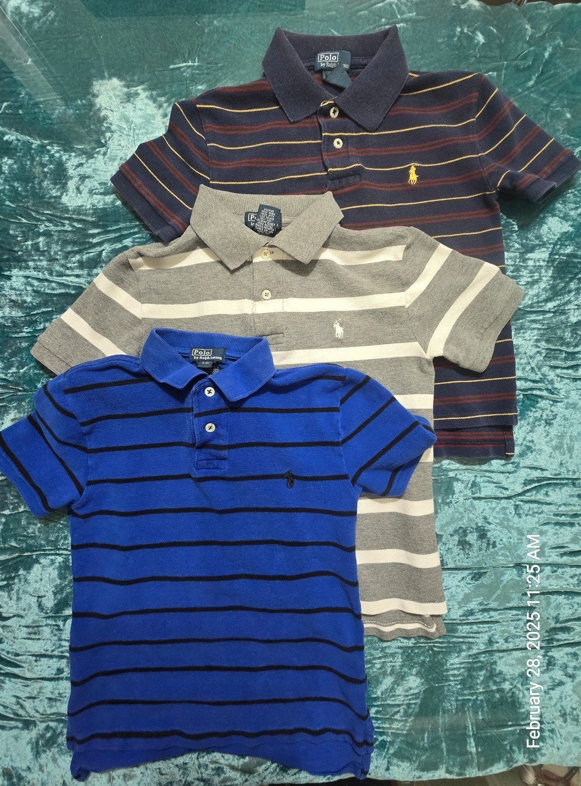 Boys Polo by Ralph Lauren 4 shirt bundle. Size 8