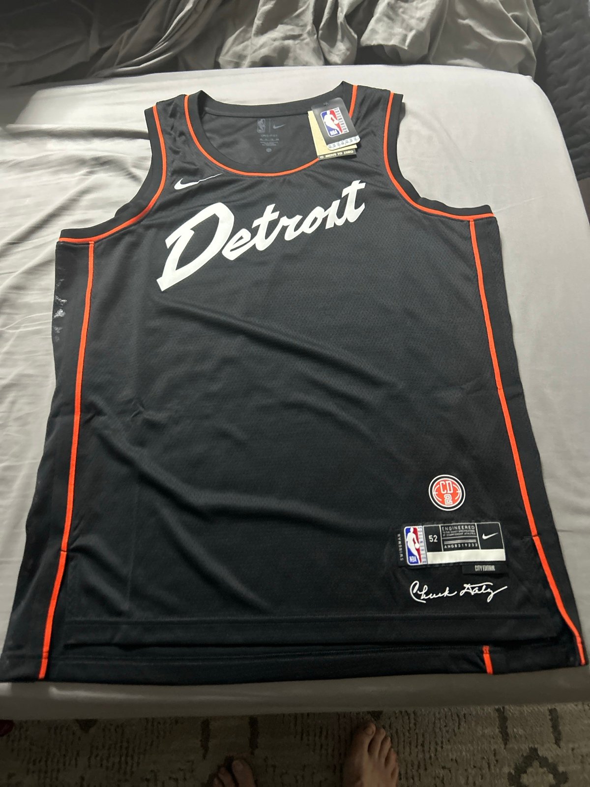 Detroit Pistons swingman city edition, (Chuck Daly) jersey