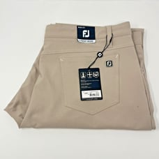Footjoy Mens Khaki 40x34 Golf Performance Pants Athletic Fit Stretch 24194