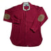 Vintage Mens Pendleton Wool Button Down Shirt with Leather Elbow Patches Size L