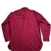 Vintage Mens Pendleton Wool Button Down Shirt with Leather Elbow Patches Size L