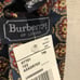 NWT Burberry of London Patterned 100% S