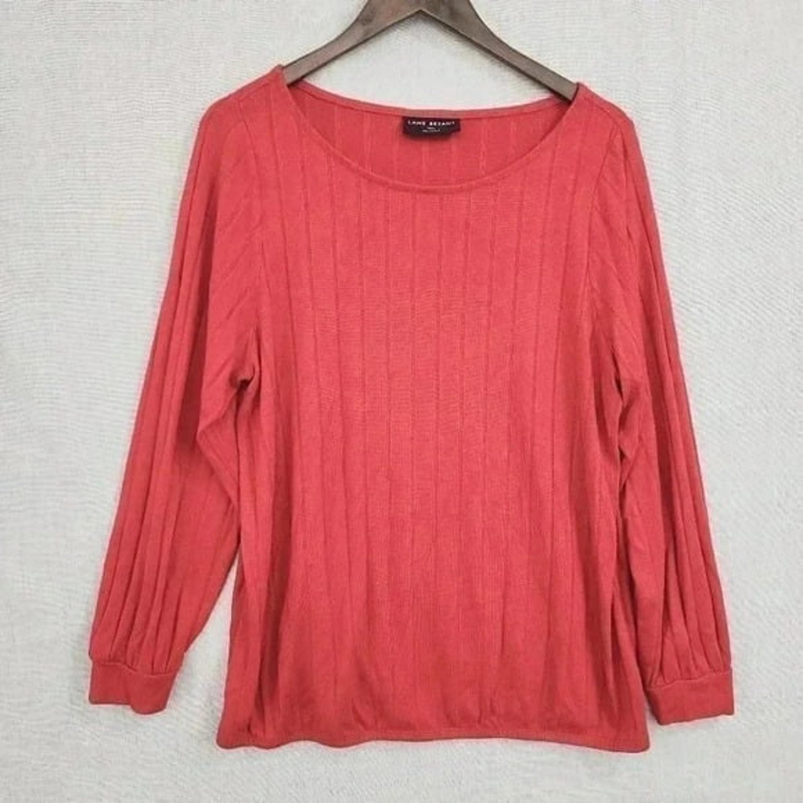 Lane Bryant Women's Sweater Size 14/16 Scoop neck Ribbed Elastic hem 366C
