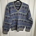 Brooks Brothers vintage wool fair isle nordic sweater size large