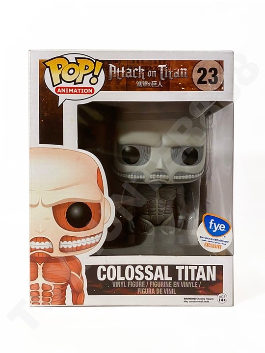 Funko Pop! Attack on Titan 23 6 Colossal Titan B&W Fye Exclusive Vaulted NIB R