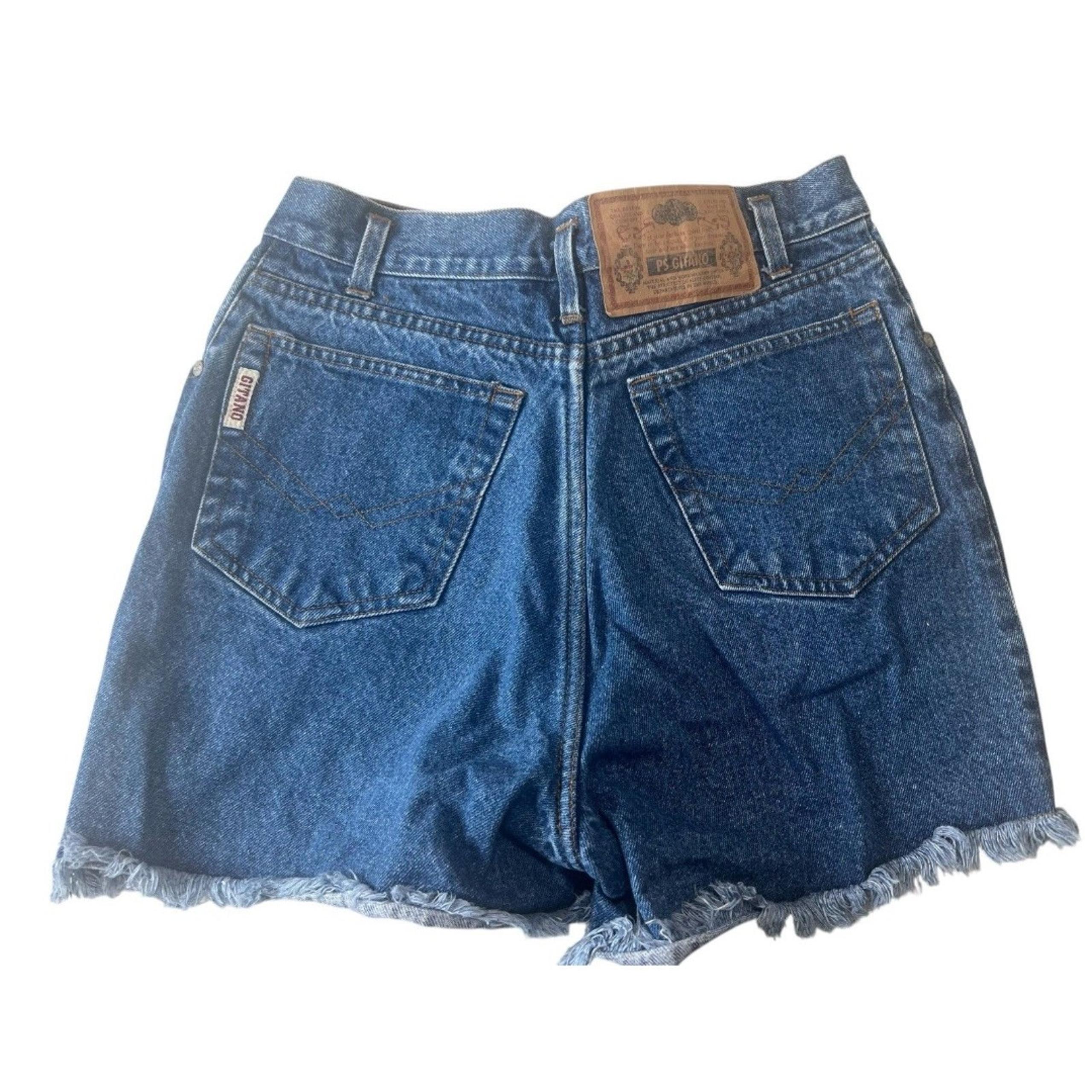 Vintage Gitano 80's 90's High Rise Denim Mom Jean Shorts 9/10 100% Cotton
