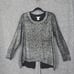 Alberto Makali Sweater Womens Medium Black Silver Studded Knit New Year Party