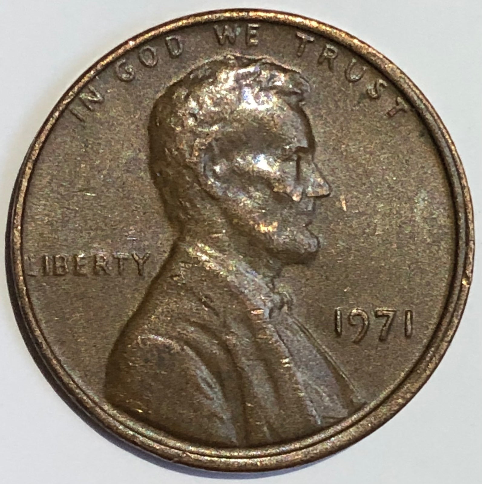 1971 P Lincoln Penny Error