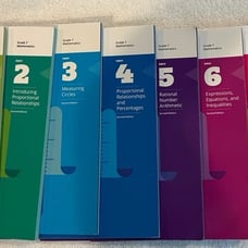 Lot of Open Up Resources 7th Grade Mathematics Workbooks