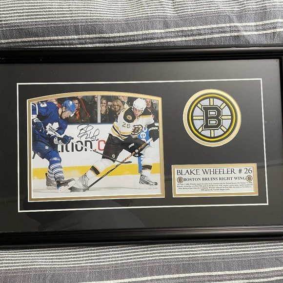 Blake Wheeler Authenticated Signed Plaq