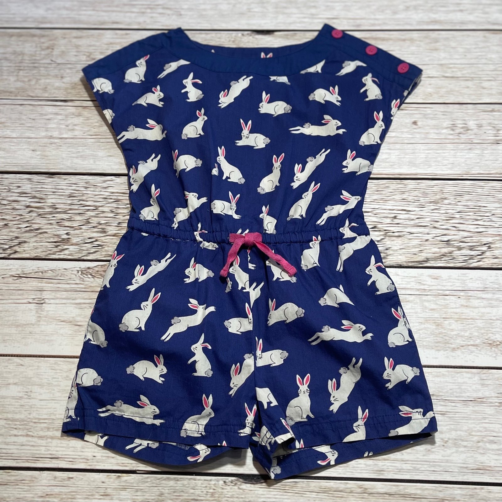 Mini Boden Romper Playsuit 2/3 Bunnies Easter