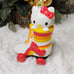 ❤️ Blue Sky Clayworks HELLO KITTY ROLLER DERBY Ceramic Figurine 8.5 Tall NEW!
