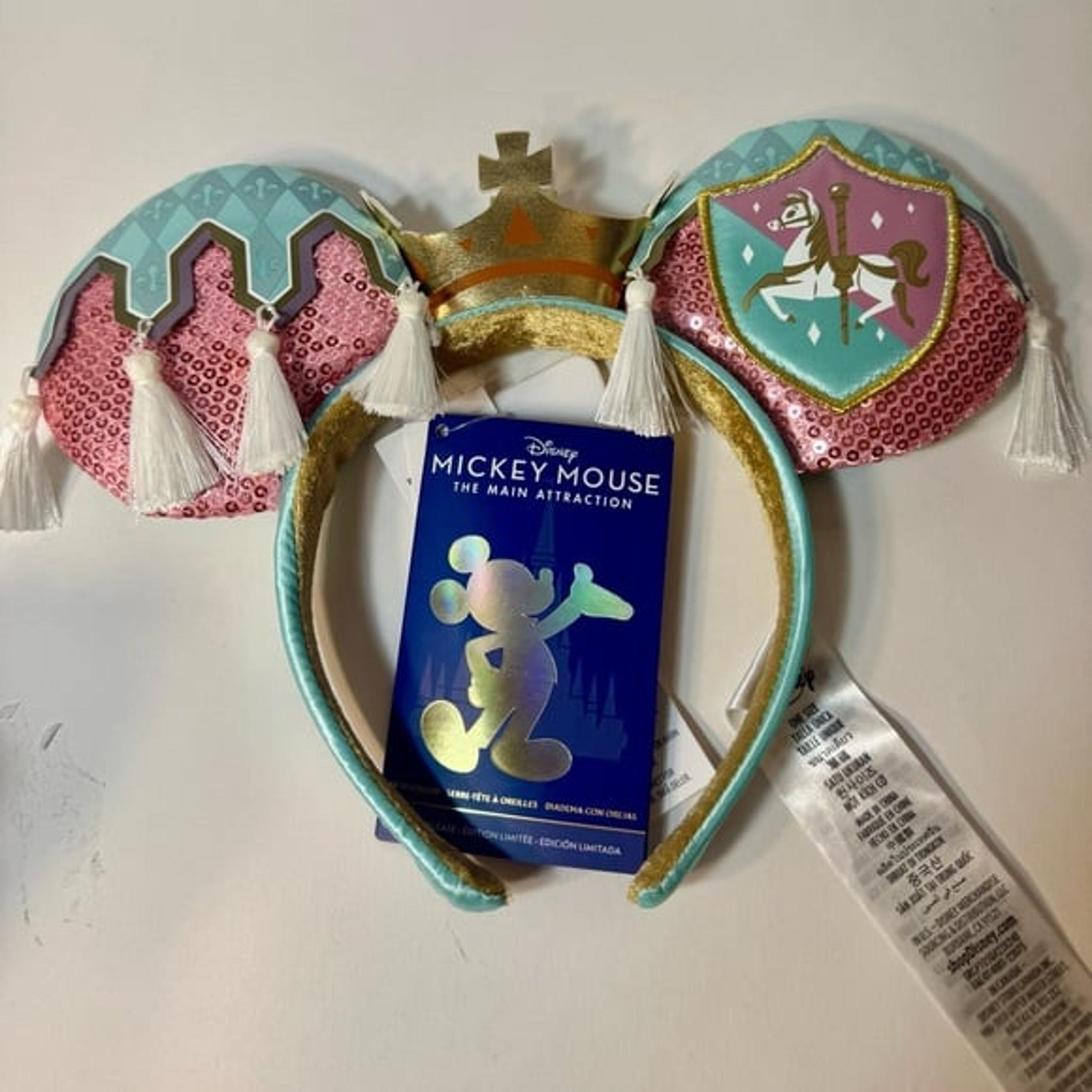 NWT. Carousel ears. Disney Mickey Mouse Ears Prince Charming limited edition