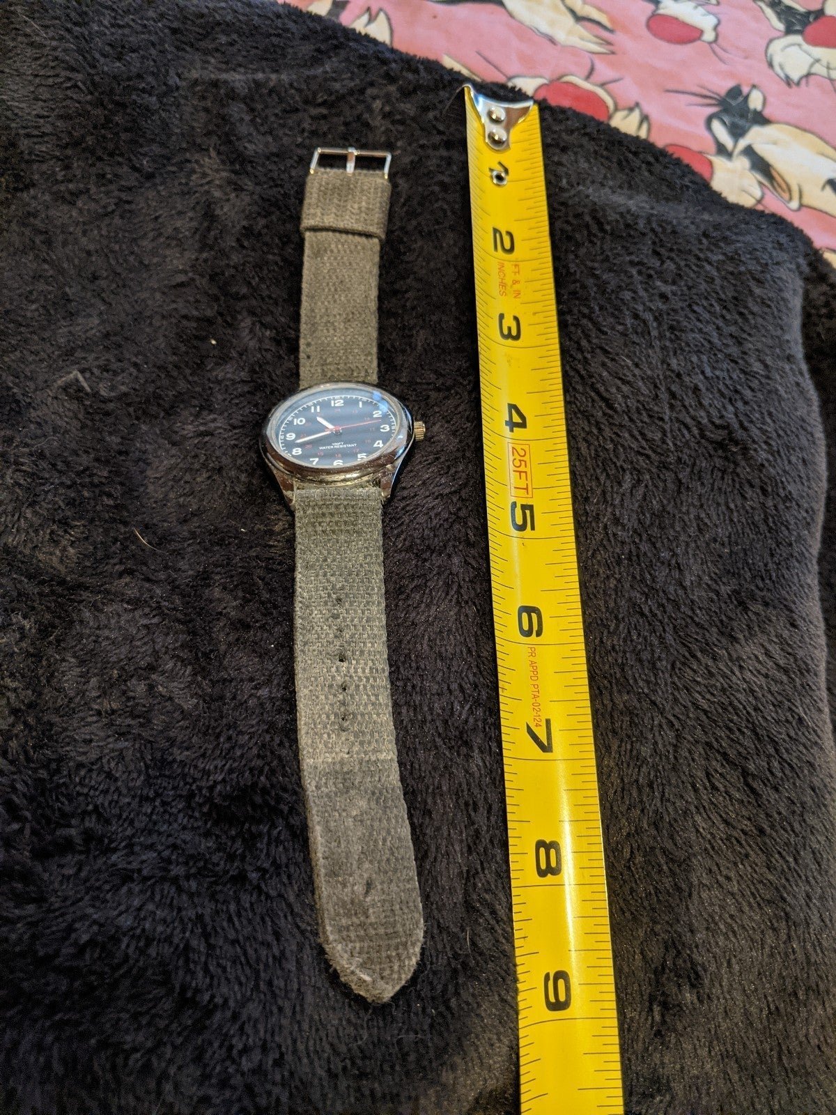 Watch Men's buckle FMDPU 004 Army Green band