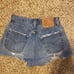 levis distressed 501 jean shorts