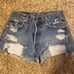 levis distressed 501 jean shorts