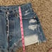 levis distressed 501 jean shorts