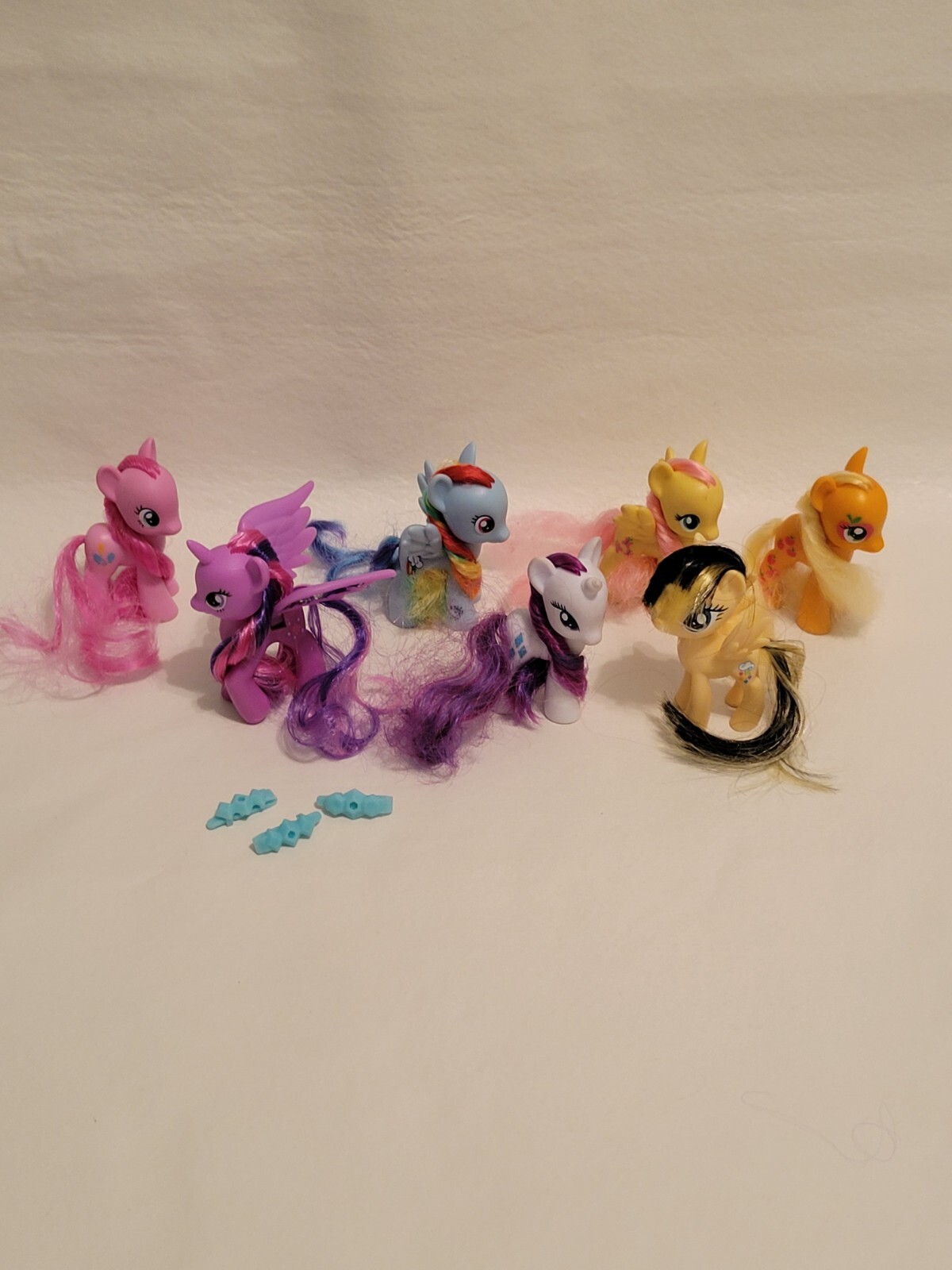 My Little Pony G4 Main six lot READ MLP FIM Mane 6 Brushable 3'' Figure Songbird
