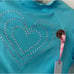 LOVESHACKFANCY X HURLEY - RHINESTONE LONG SLEEVE RASHGUARD