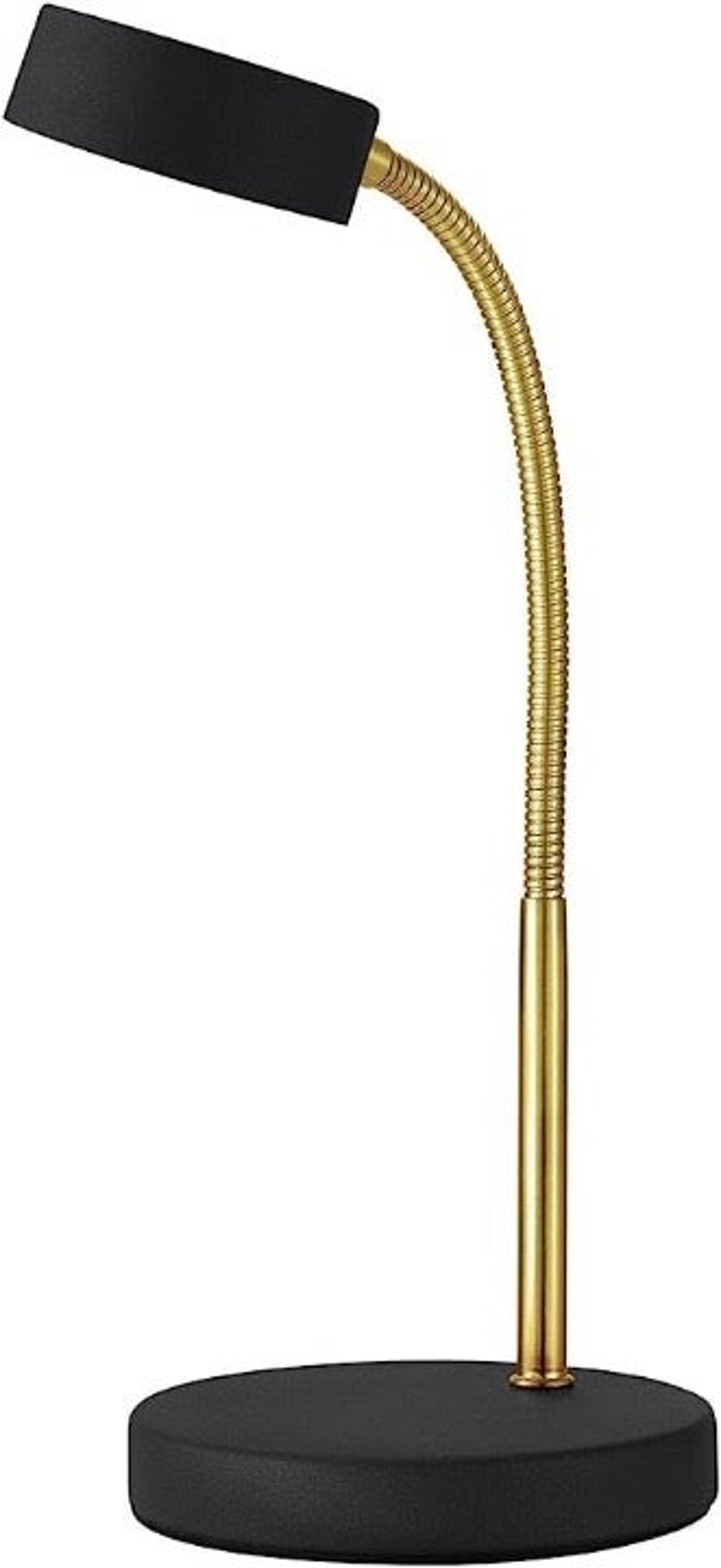 Gold and Black Metal  Desk Lamp