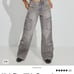 GARAGE GREY HIGH RISE WIDE CARGO JEANS, SIZE 05/27