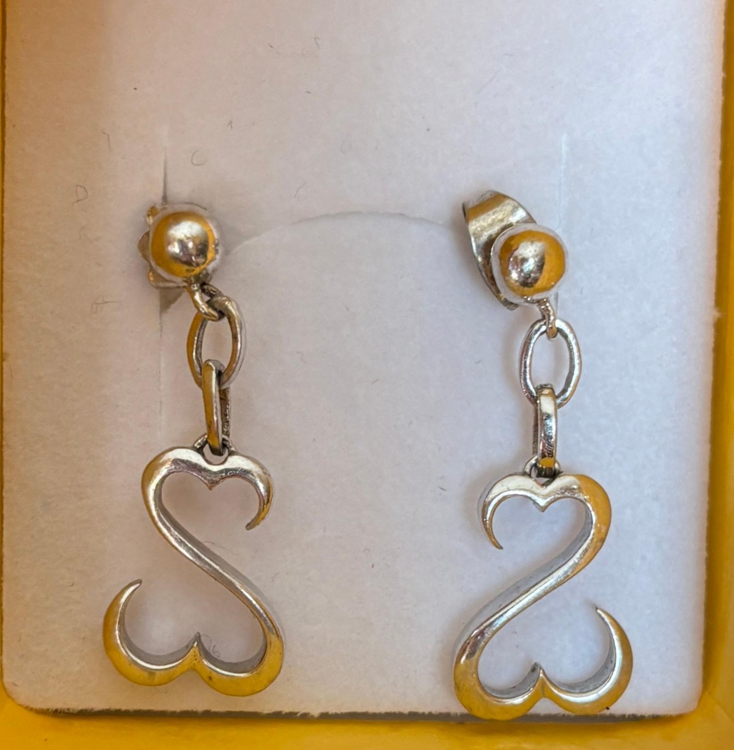 Kay Jewelers Jane Seymour Open Heart Earrings 925 Sterling Silver