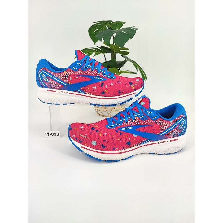 Brooks Women's Ghost 14 Fuse Collection Red Running Gym Sneakers Size 11 US
