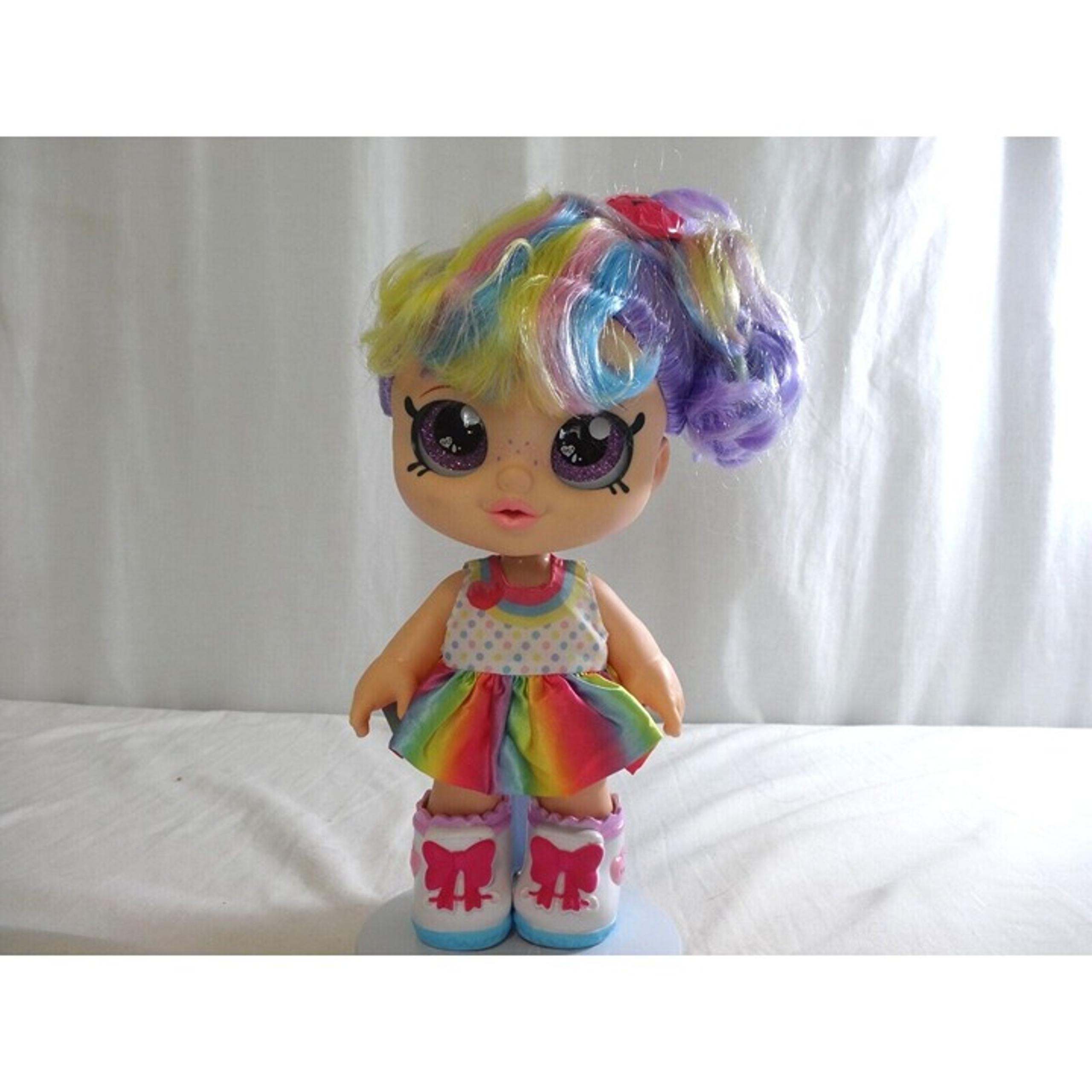 Kindi Kids Snack Time Friends  Pre-School Play Doll, Rainbow Kate  for Ages 3+