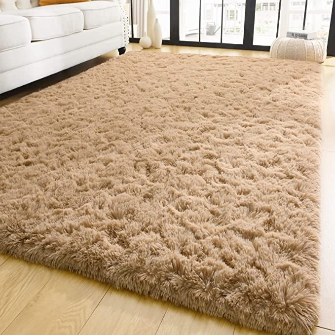 Living Room Bedroom Plush Carpet 6x9 ft