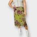 2000s Evan Picone Woman Green and Plum Skirt