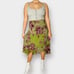 2000s Evan Picone Woman Green and Plum Skirt