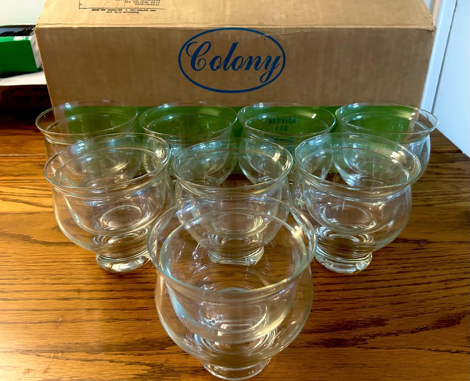 Vintage Shrimp Cocktail Set of 8
