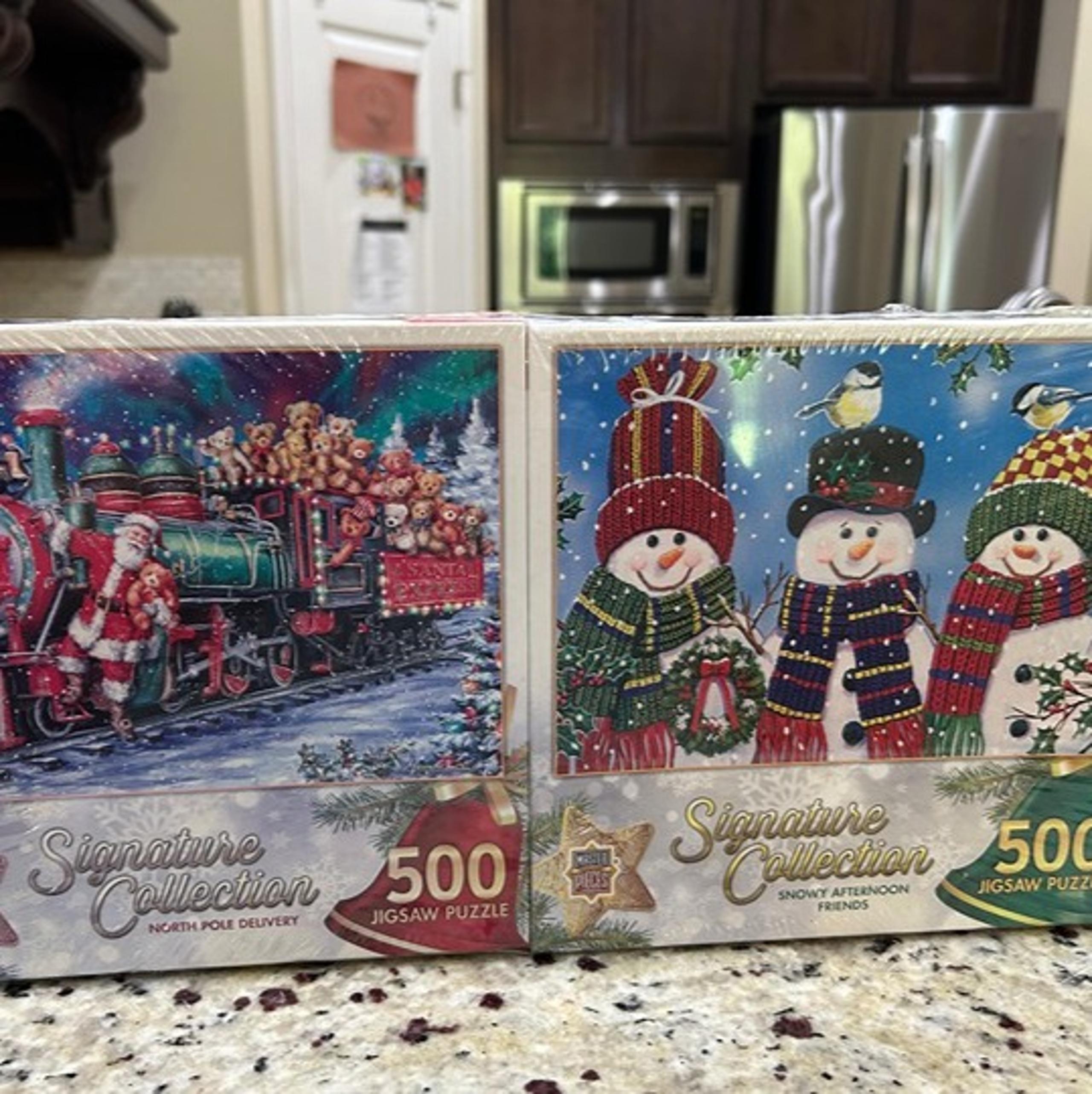 Master Pieces Signature Collection 2 Pack Jigsaw Puzzles 500 Pieces Each - NEW