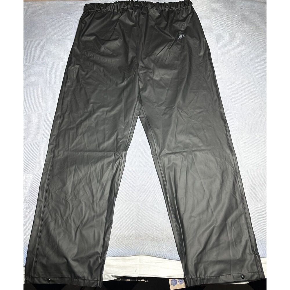 Helly Hansen Helox+ Outdoor Waterproof Rainwear Ankle Snap Voss Pants Men's 3XL