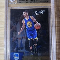 BECKETT GEM MINT 9.5 Stephen Curry 2016-17 Panini Prestige METALIZED SLAB