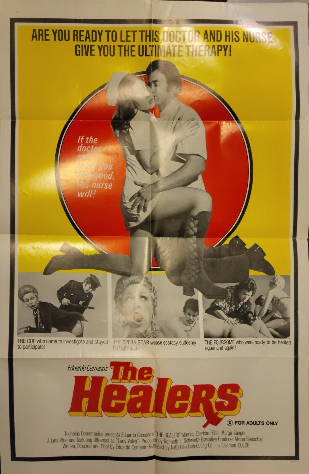 THE HEALERS 41X27 VINTAGE POSTER FAST SHIPPING FROM USA