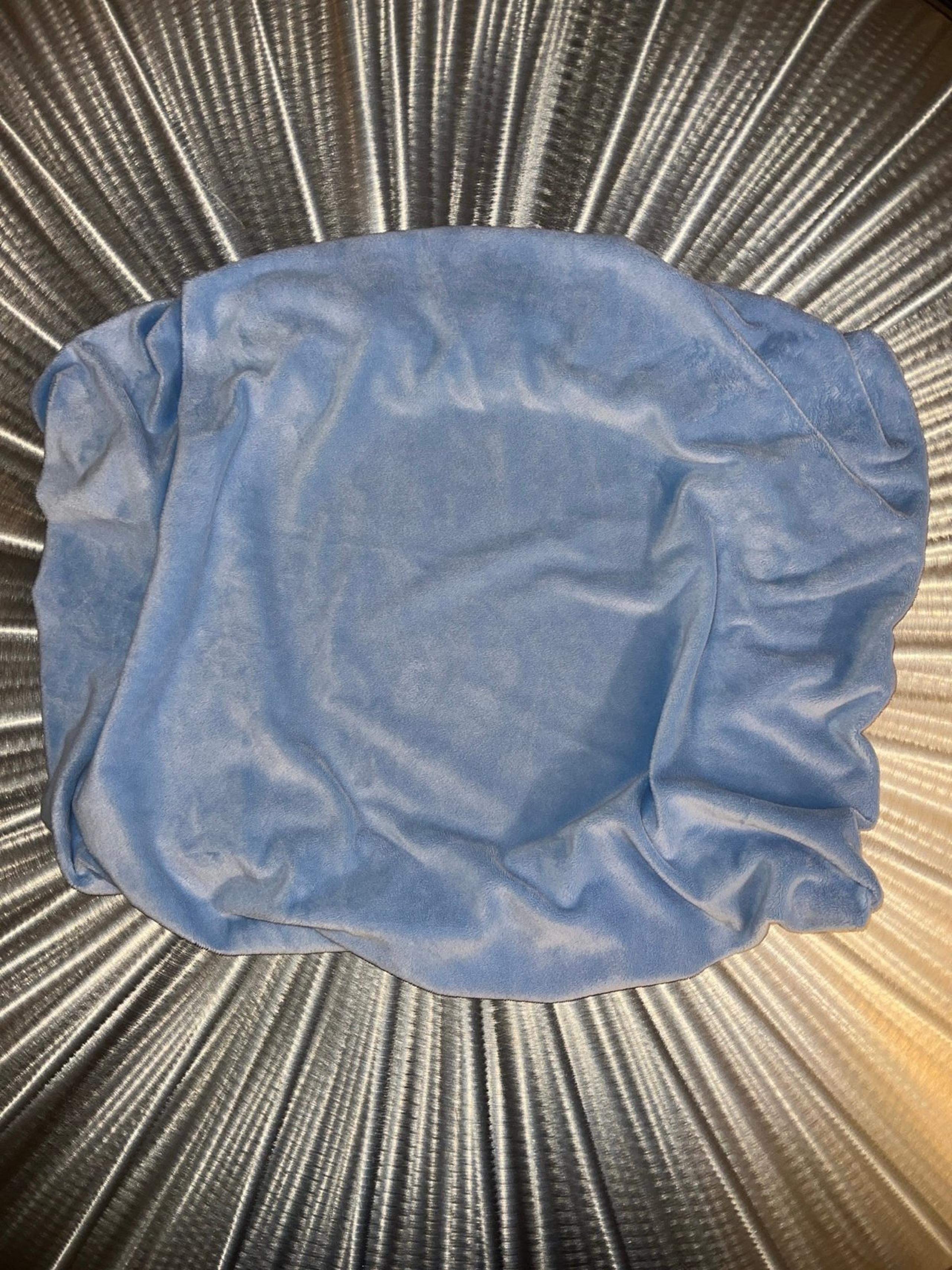 Babies R Us Changing Table Pad Cover - Light Blue Soft Fuzzy Material