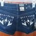 Pepe y2k Bling Jean Shorts Size 24