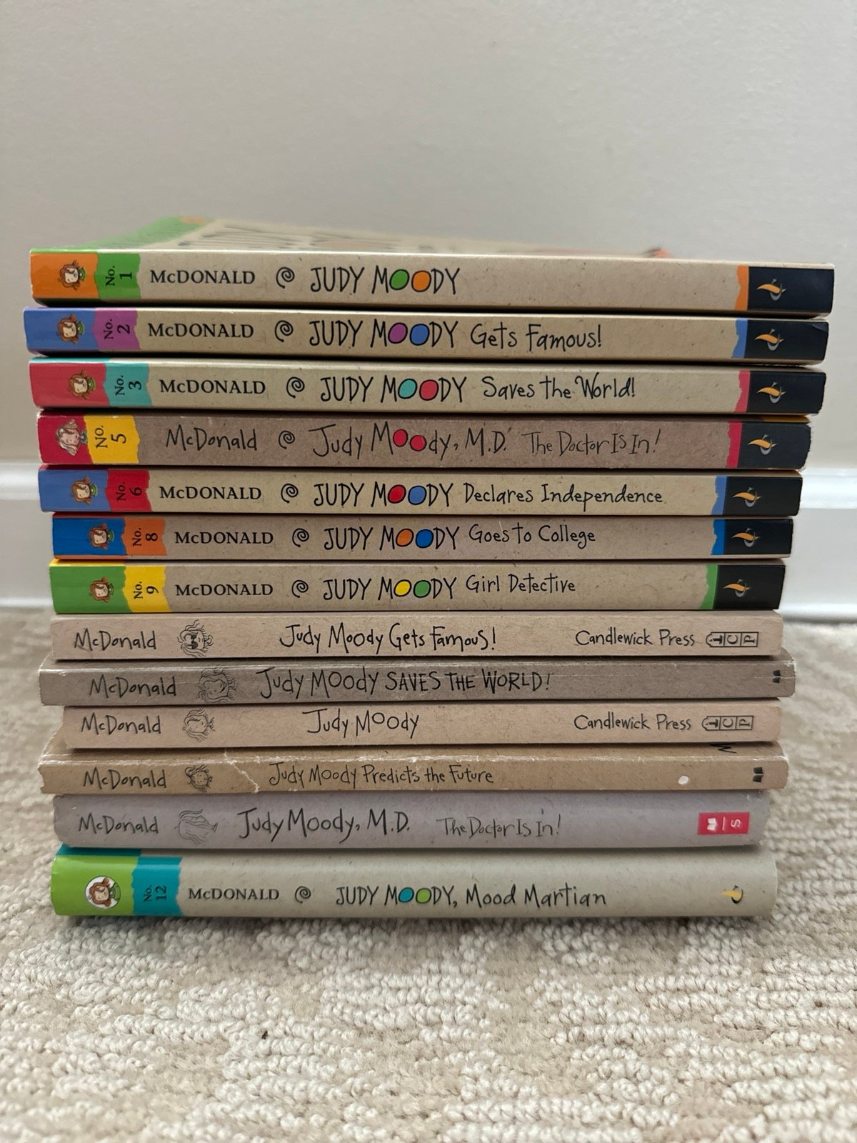 Lot of 13 Judy Moody Books