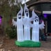 10 Ft Halloween Decorations Inflatable 3 Ghosts, Halloween Decor with LED Lights