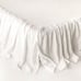 Linen Dust Ruffle Bed Skirt Stone Washed Super Soft Queen King Twin Full Double