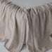 Linen Dust Ruffle Bed Skirt Stone Washed Super Soft Queen King Twin Full Double