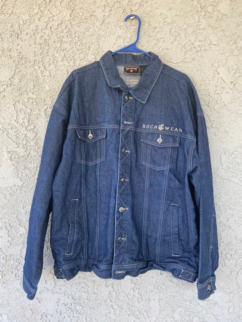 rocawear denim jean jacket