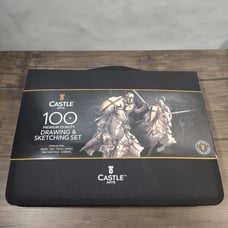 Castle Art Supplies 100 Pcs Drawing & Sketching Set (Please Read Description)