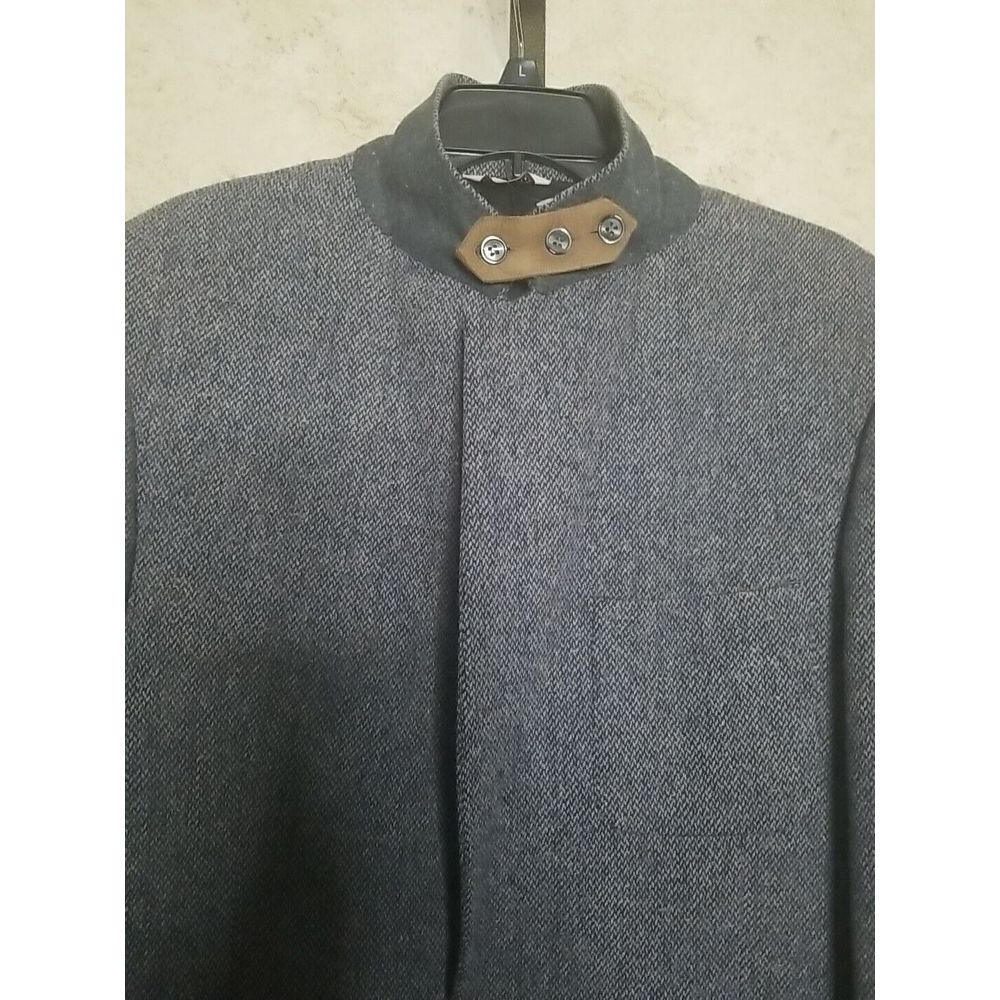 VINTAGE Stewart County 42L Tweed Blazer Mens Wool Elbow Patch Sport Hunting Coat