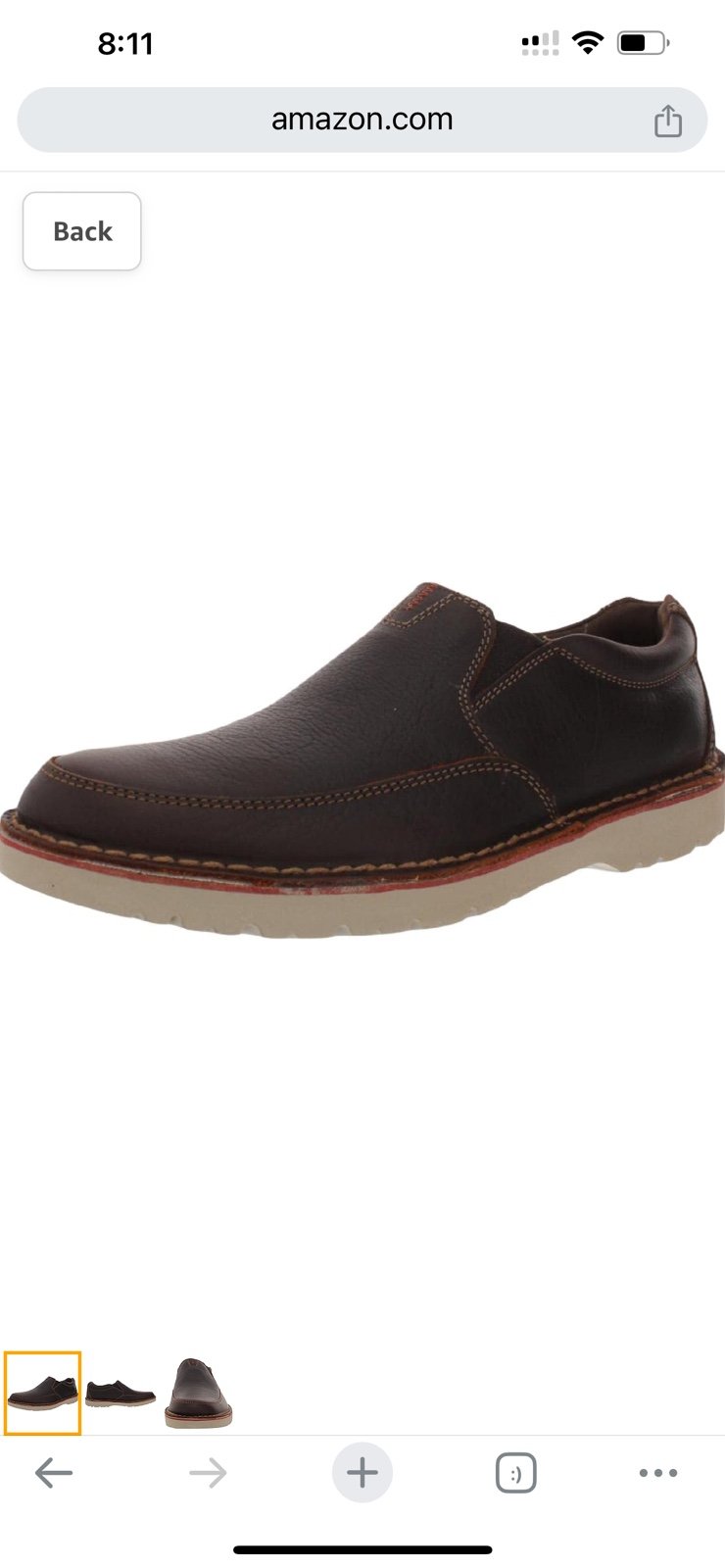 Clarks Men's Vargo Step Loafer shoes size 10