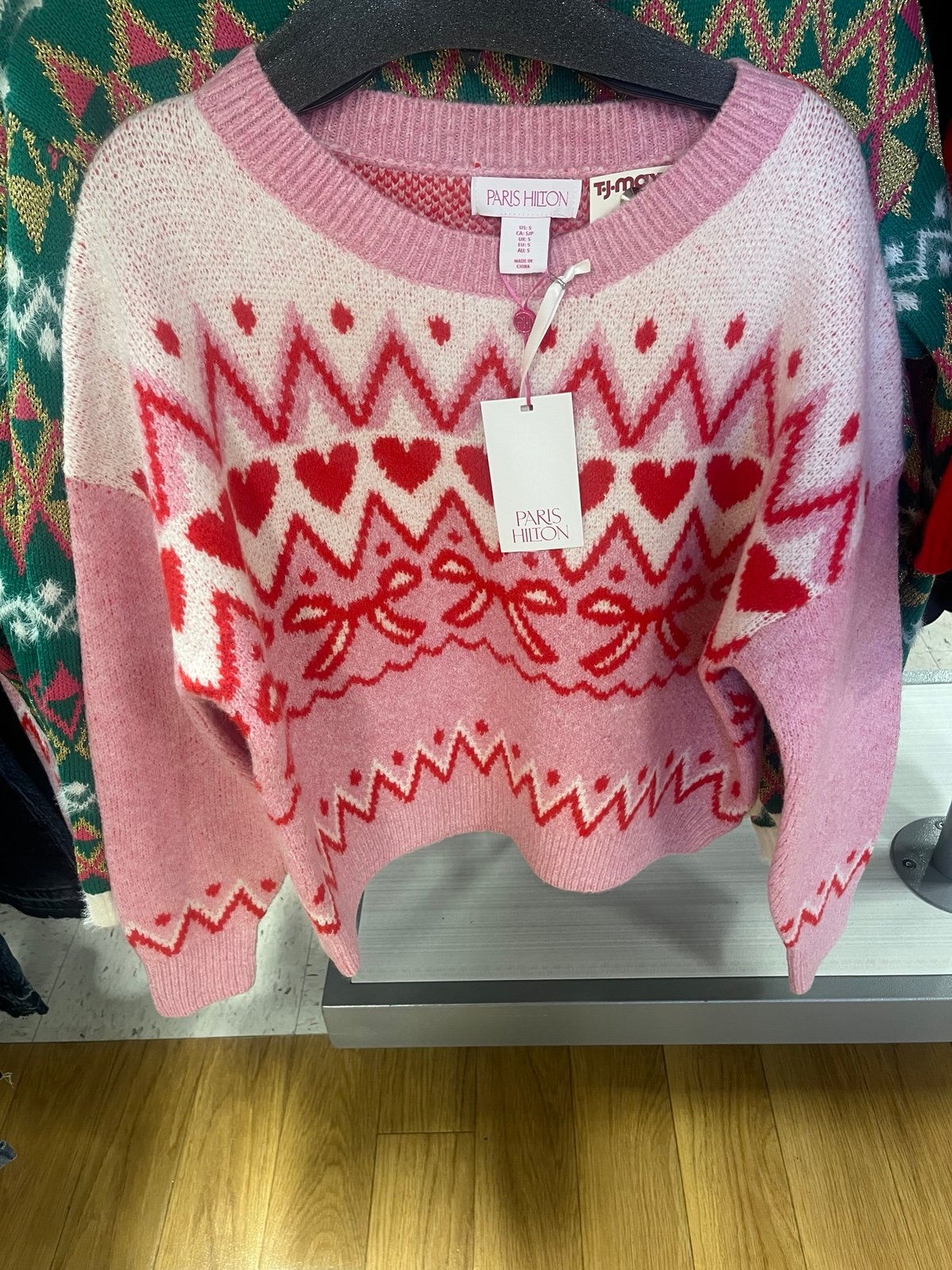 Paris Hilton Christmas sweater