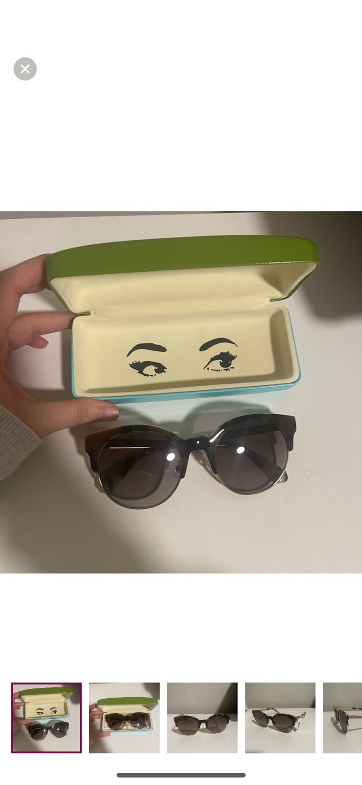 Kate Spade Kathleen Cateye Tortoise Sunglasses