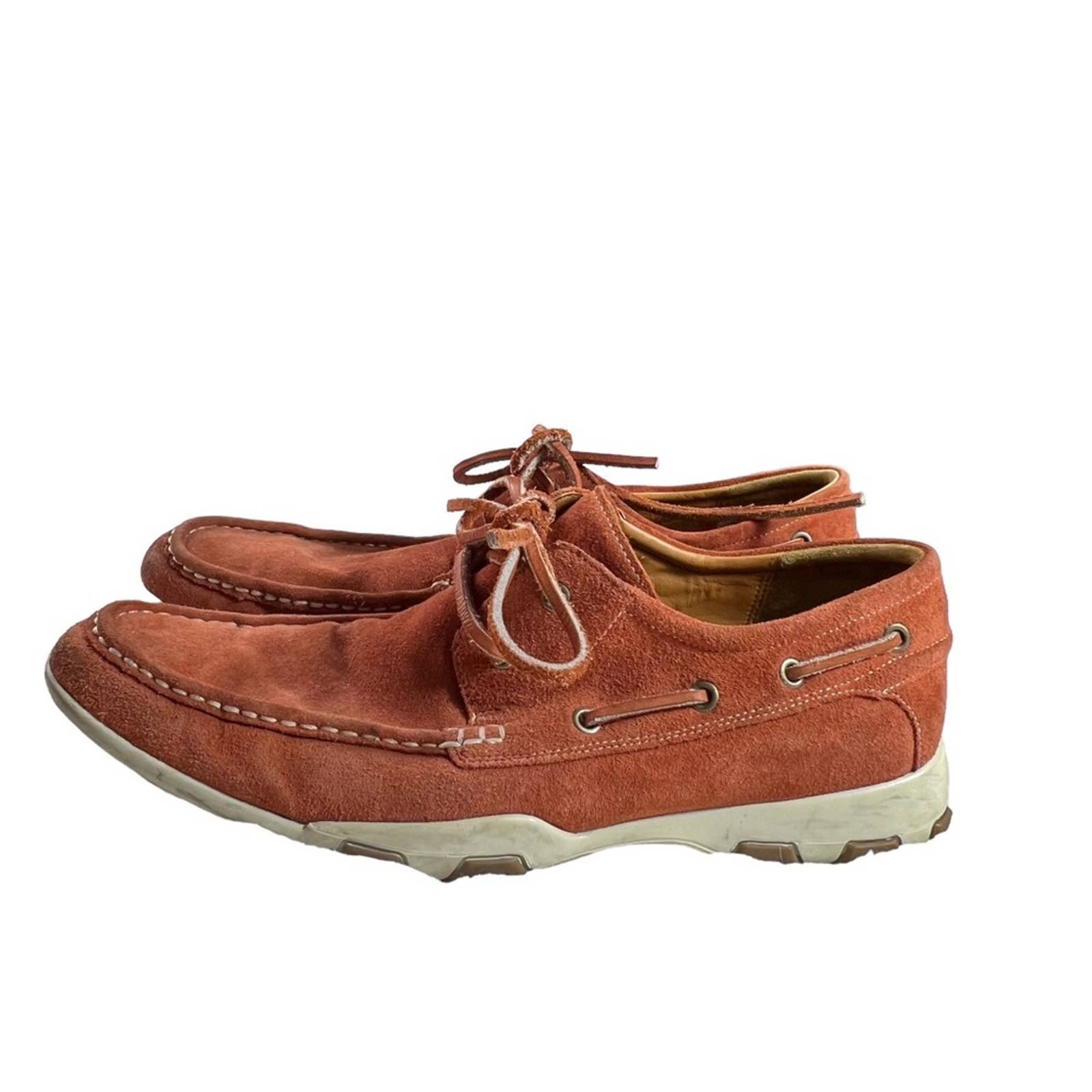 Cole Haan Cinnamon Brown Suede Lace Up Water Proof Shoes