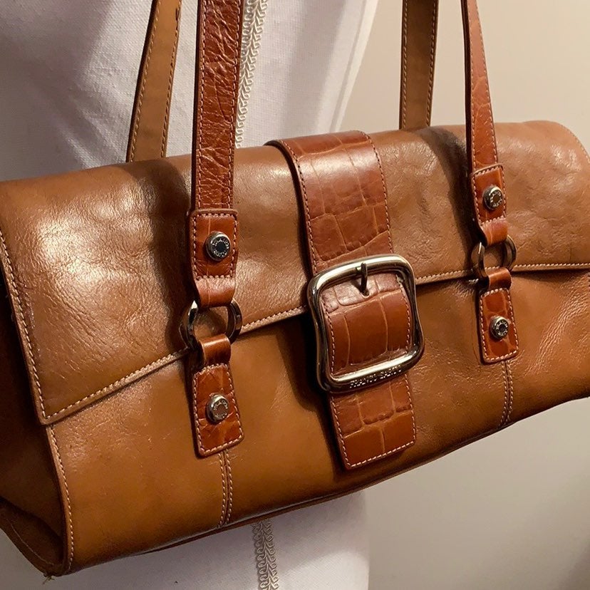 Franco Sarto British Tan Leather Satchel